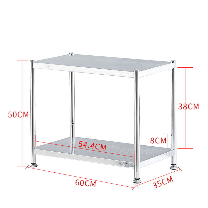 Two-tier kitchen storage rack with customizable features for home, office, or retail use, available for direct wholesale purchase from China.