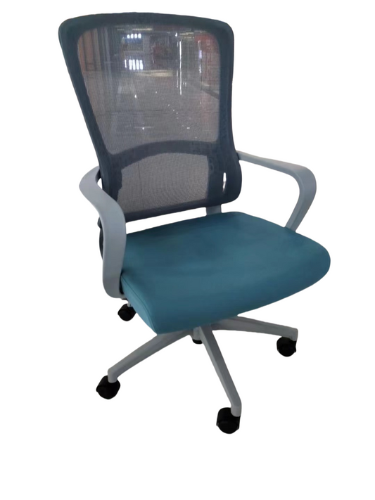 Ergonomic office chair with breathable mesh back, high back design for posture support, swivel task chair ideal for office and home workspace. Wholesale from China available.