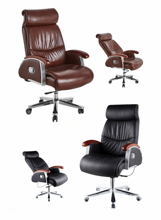 Luxury ergonomic office chairs featuring adjustable high backrests, flip-up armrests, and lumbar support, ideal for executive office settings and comfortable long-term use. A perfect option for wholesale buyers seeking quality products directly from China.