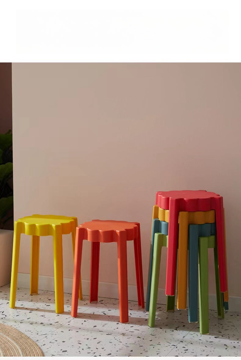 Stackable stools for cafes, restaurants, offices, and modern homes, ideal for space-saving and bulk purchases from Chinese wholesale suppliers.