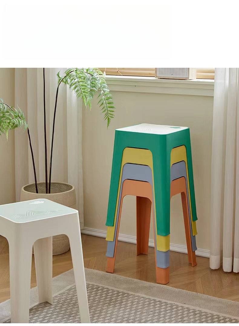 Stackable multipurpose stools ideal for cafés, dining areas, kitchens, or home use, with easy storage solutions and cost-effective bulk purchasing options directly from China.