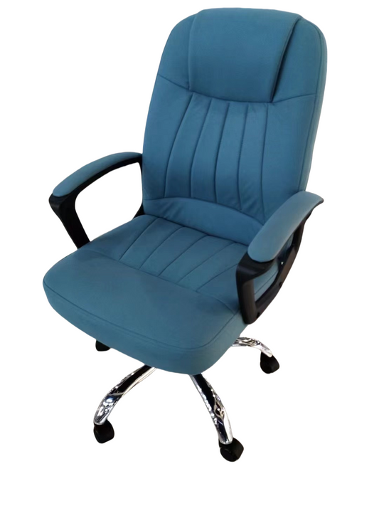 Executive office chair suitable for corporate and home office settings, available for direct wholesale from China manufacturer. Ergonomic design with high backrest and adjustable armrests for comfortable long-term use.