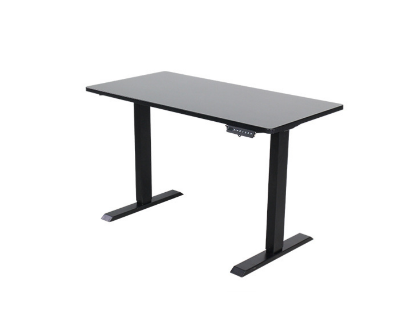 Electric adjustable standing desk, height adjustable ergonomic workstation for office or home. Ideal for bulk wholesale from Chinese manufacturers. Suitable for versatile workspaces including offices and creative studios.