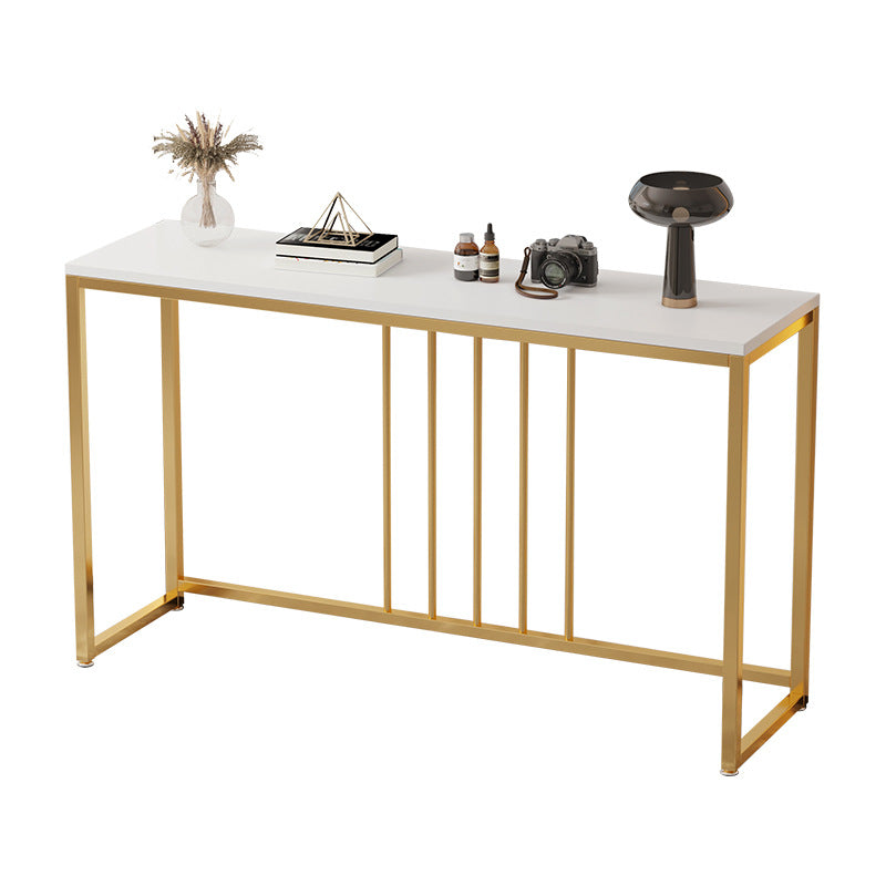 Sleek multi-use entryway console table with modern accents, ideal for living rooms, offices, and commercial spaces. Suitable for wholesale direct from China.