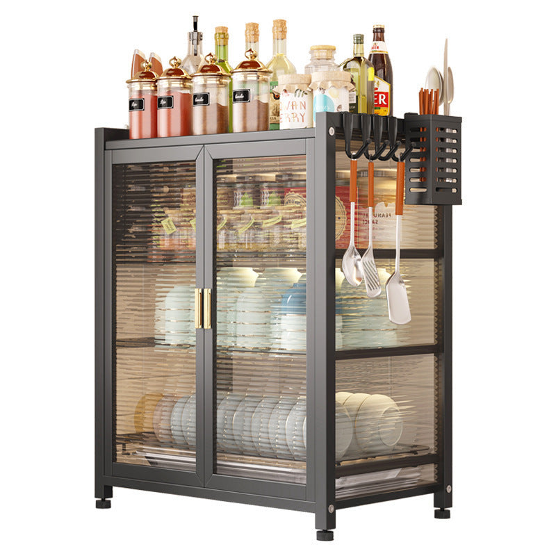 Kitchen cabinet and display shelf with hanging storage, ideal for bar and restaurant use. Suitable for wholesale buyers directly from China.