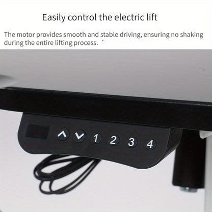 Electric height control panel for adjustable standing desk, ideal for ergonomic workspaces, offering wholesale opportunities from a Chinese manufacturer.