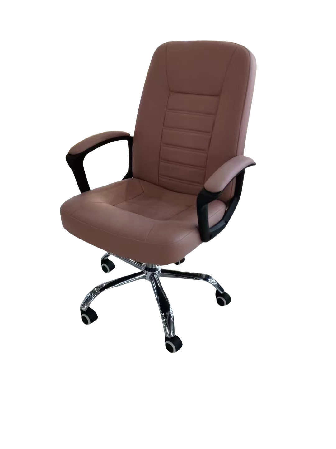 Ergonomic high-back swivel office chair with padded seat, perfect for business environments, home offices, and conference rooms. Available for direct bulk orders from a Chinese manufacturer.