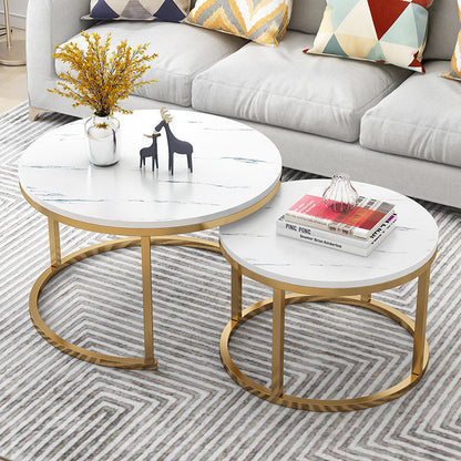 Stylish modern coffee tables in a living room setting, ideal for wholesale from China. Perfect for enhancing various spaces such as homes, offices, or cafés with contemporary furniture designs.