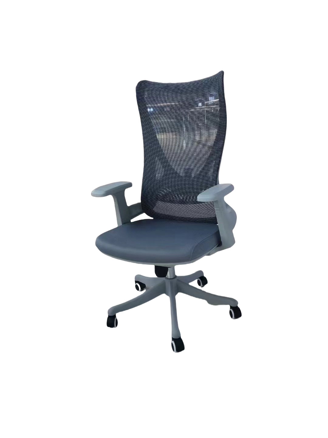 Ergonomic office chair with breathable mesh back and adjustable armrests, ideal for office and home use, available for direct wholesale from China.