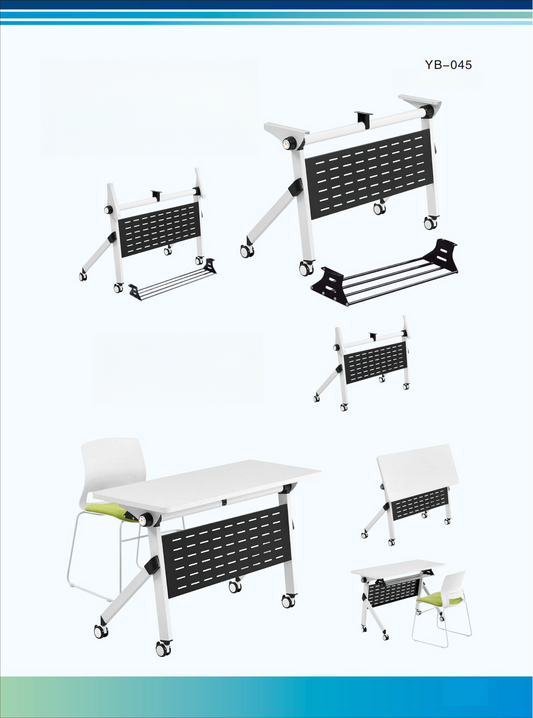 Foldable Mobile Desk for Offices, Classrooms, and Conference Rooms – Ideal for Bulk Orders and Customization – China Wholesale Supplier – Model YB-045