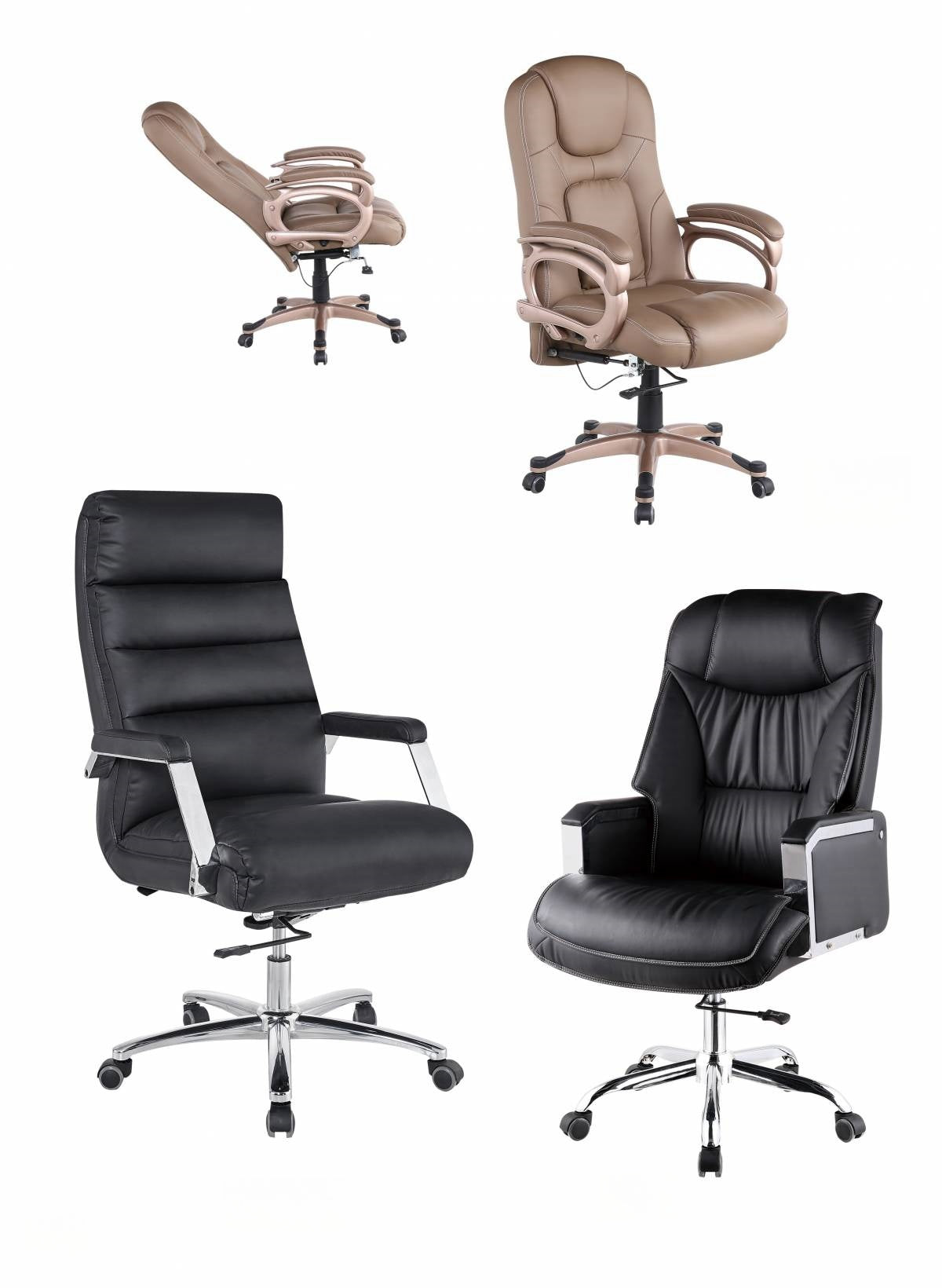 Executive office chairs with ergonomic design and adjustable features, ideal for corporate and home office use. Available for bulk purchasing directly from a Chinese manufacturer.