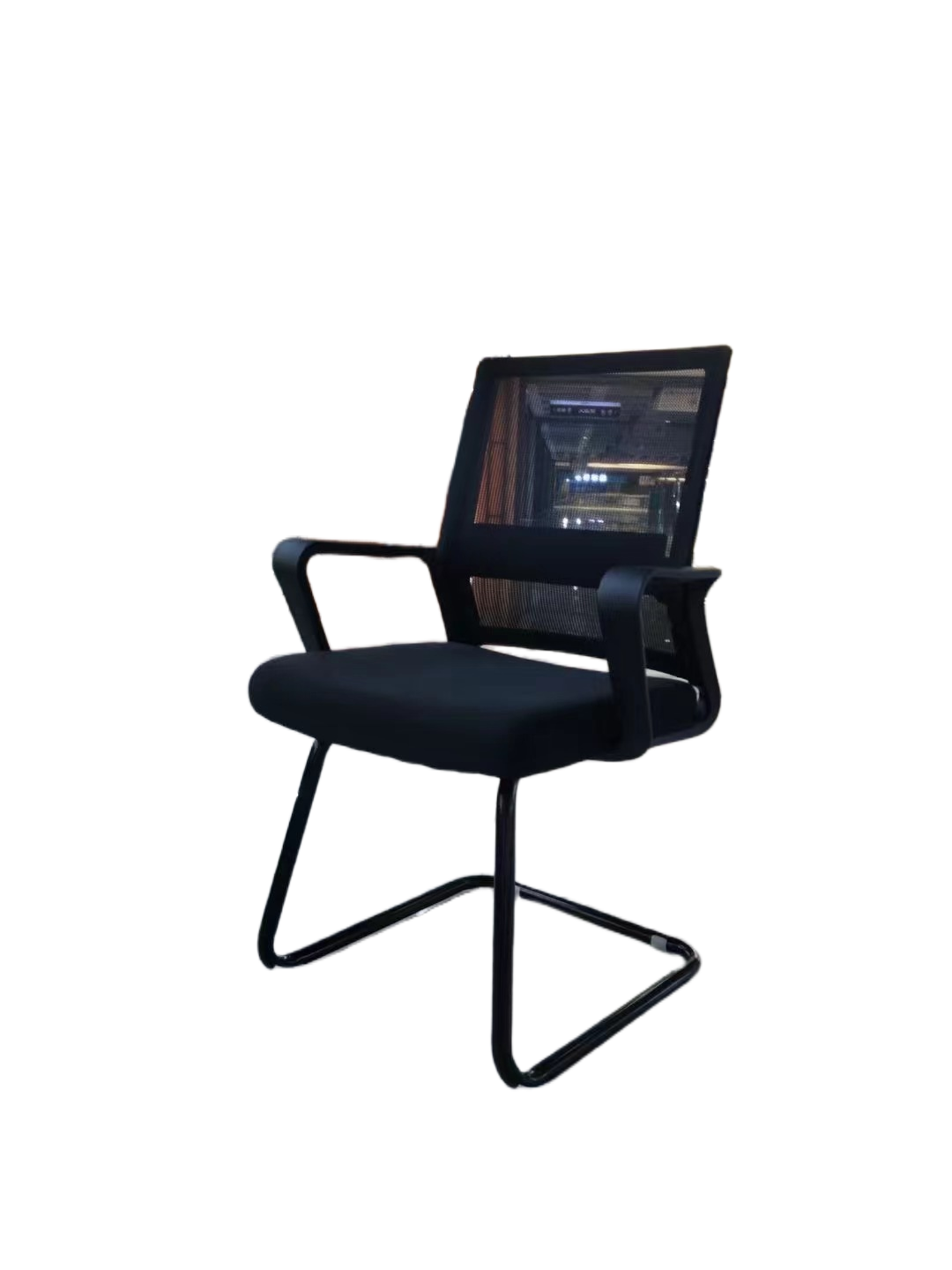 Mesh back office visitor chair for meeting and conference rooms; ideal for bulk wholesale directly from China for professional environments.