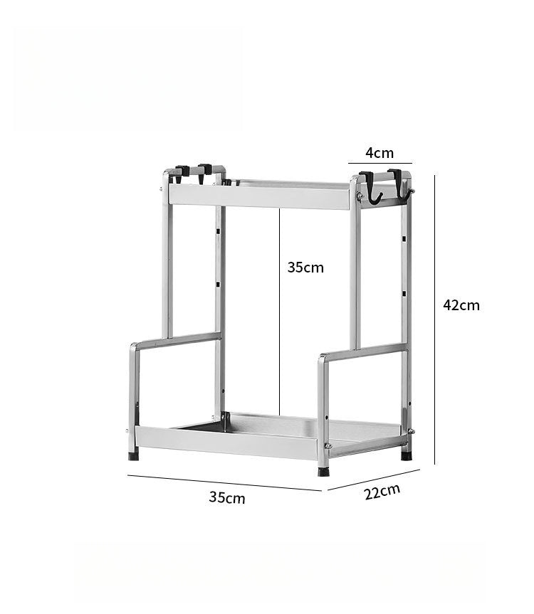 Multifunctional kitchen spice rack with 2-tier design for efficient countertop storage, ideal for home kitchens or commercial spaces. Space-saving organizer perfect for condiments, utensils, and product display. Wholesale pricing available directly from Chinese suppliers.