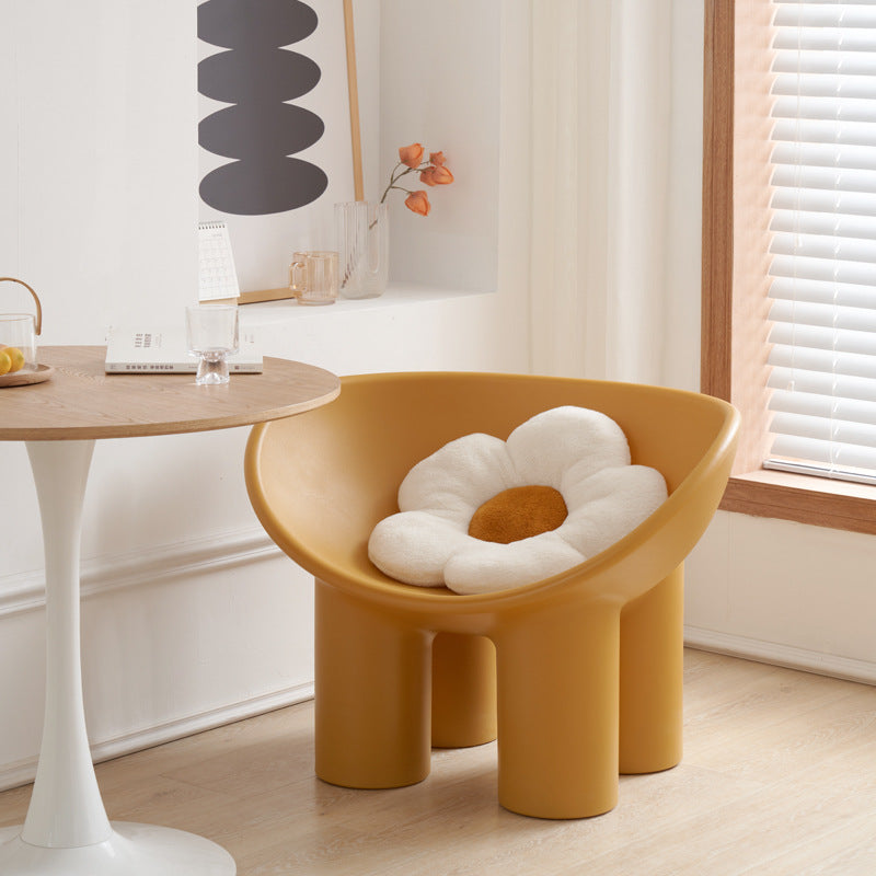 Modern sculptural chair with unique design, ideal for home or commercial settings such as living rooms, cafes, and studios, available for bulk orders directly from China.