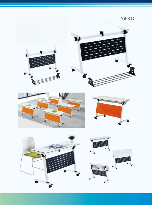 Foldable and Mobile Desk for Office, School, Conference and Training Rooms - Wholesale from China Manufacturer | Model YB-052