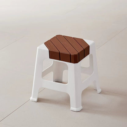 Compact stackable stool for versatile applications, ideal for bulk wholesale from Chinese manufacturer. Suitable for homes, offices, and commercial spaces, offering a convenient seating solution.