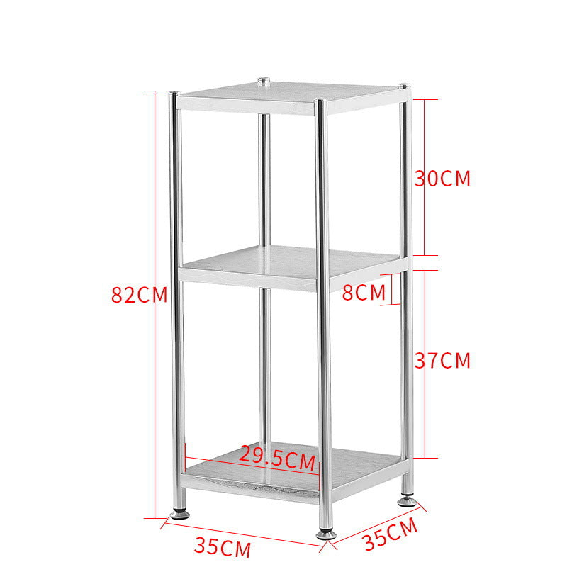 Three-tier kitchen storage rack, easy to assemble, suitable for home, office, or retail use. Designed for buyers seeking wholesale solutions directly from China for large-scale commercial or creative projects.