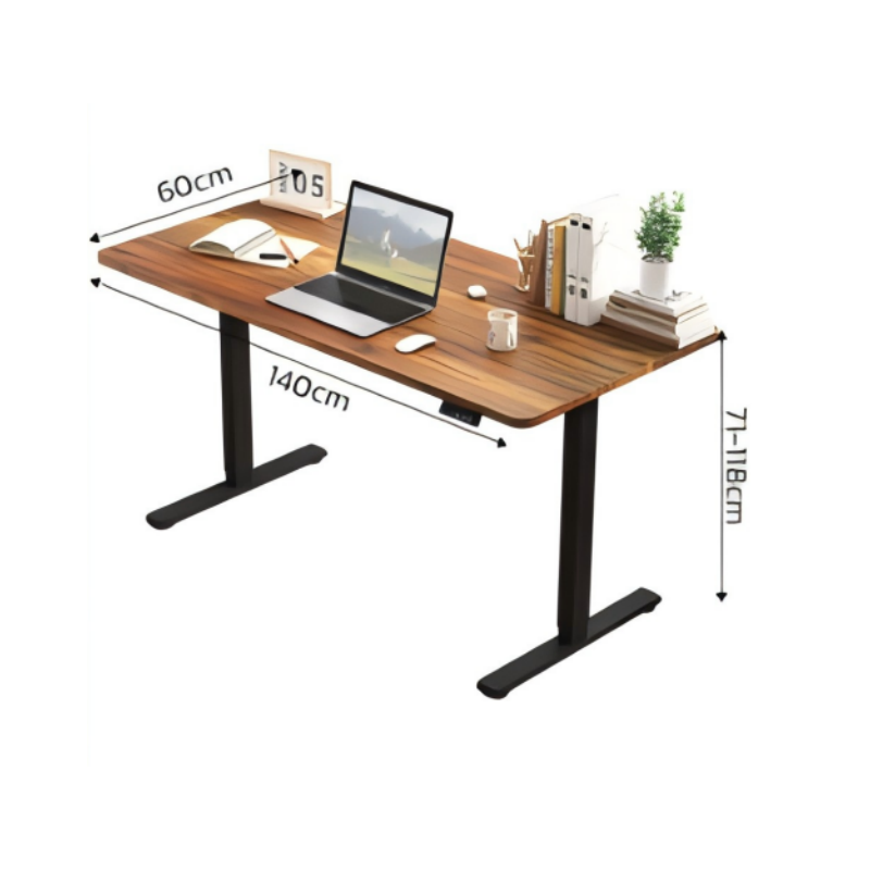 Height adjustable desk with electric lift system for home and office use, ideal for enhancing work efficiency and comfort. Available for direct wholesale from China.