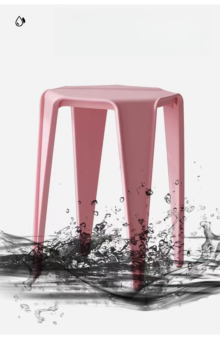 Stackable modern stool ideal for cafes, offices, and commercial use, available for wholesale directly from a China-based manufacturer. Suitable for versatile indoor and outdoor applications.