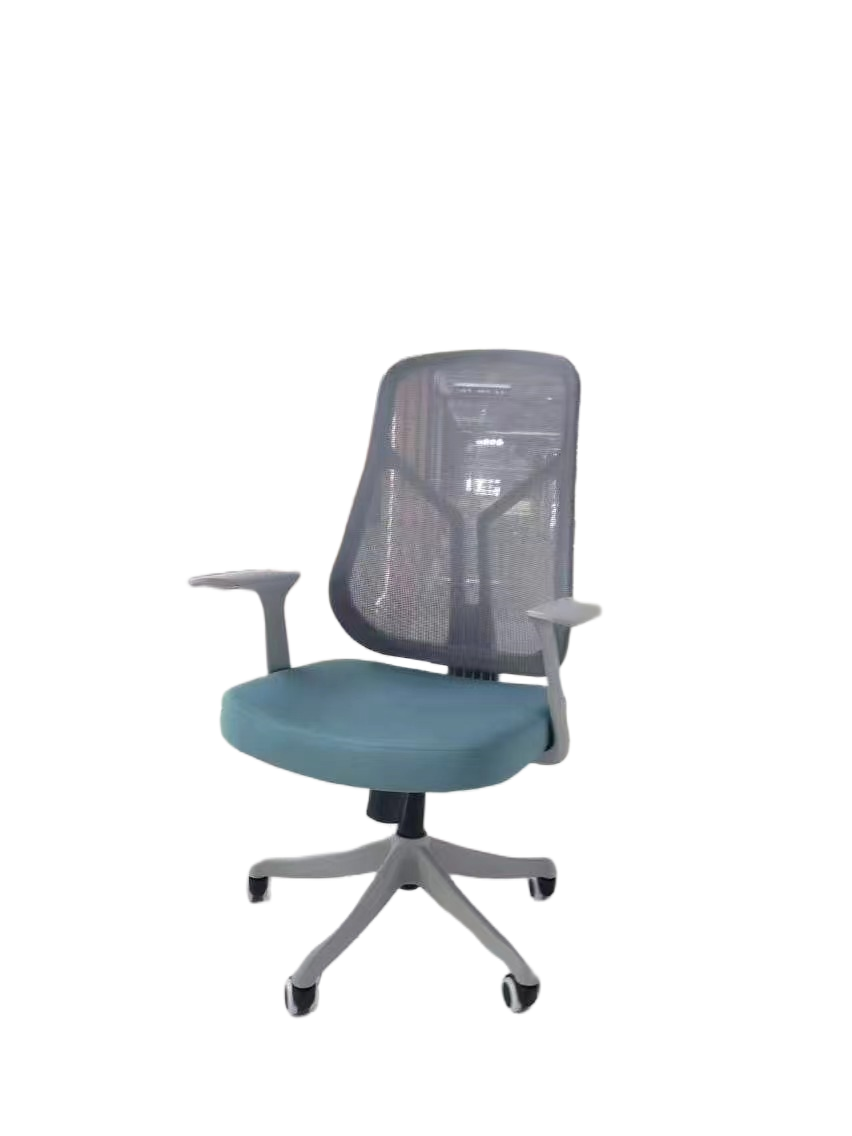 Ergonomic office chair with breathable mesh back, adjustable features, and swivel wheels for efficient workplace use. Ideal for bulk buyers sourcing directly from China. Suitable for offices, workspaces, and home offices.