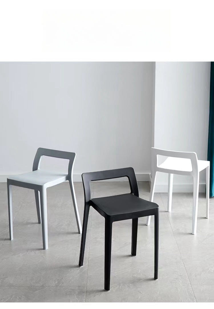 Modern minimalist dining and café chairs, ideal for versatile commercial spaces. Wholesale available directly from China.