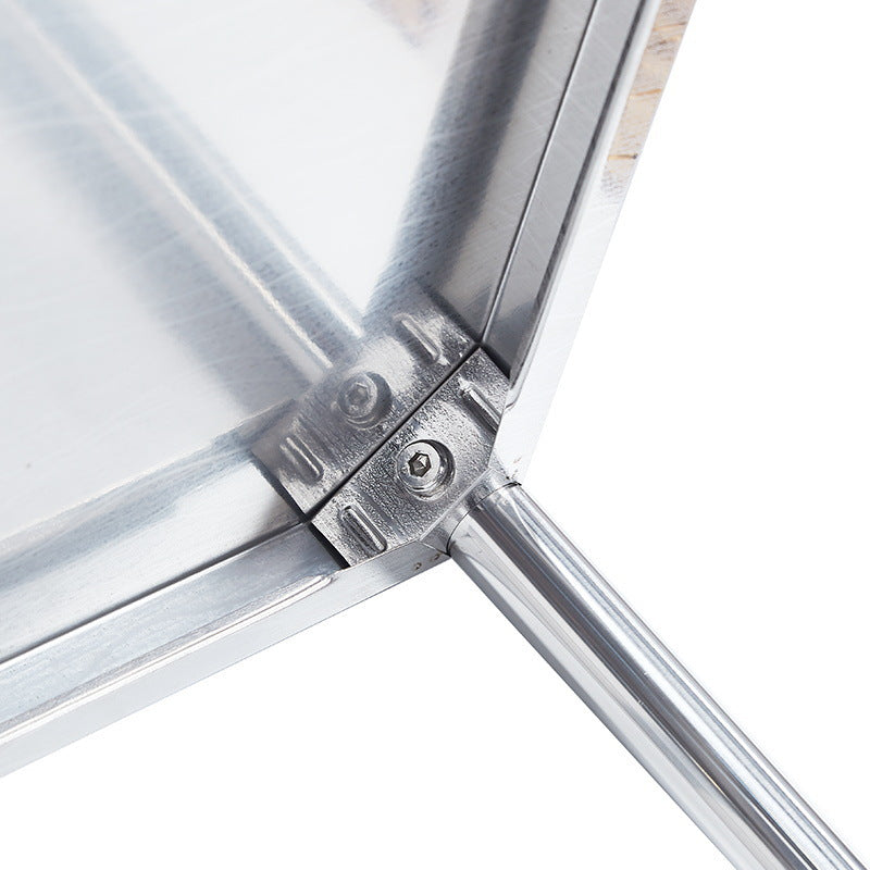 Close-up view of a corner joint on a storage rack, showcasing the durability and easy assembly of wholesale shelving units ideal for kitchens, offices, and retail spaces.