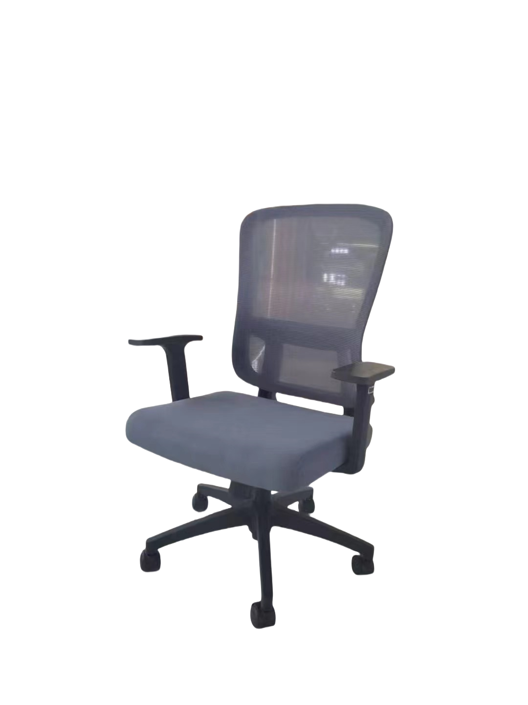 Ergonomic office mesh chair with adjustable lumbar support, ideal for office and home workspaces. Wholesale direct from China manufacturer.