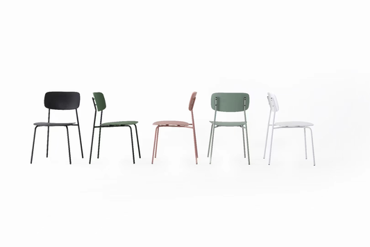 Ergonomic chairs for living rooms, dining areas, offices, or café spaces, available for wholesale directly from China.