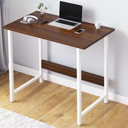 Simple desk setup with essential office items in a home office setting. Ideal for bulk wholesale furniture sourcing directly from a Chinese manufacturer. Perfect for home offices, study rooms, or small businesses.