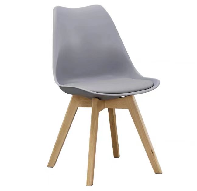 Modern ergonomic dining chair, suitable for dining rooms, offices, lounges, or study areas. Ideal for bulk orders and commercial use, offering direct wholesale pricing from China.