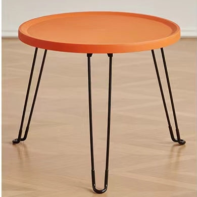 Foldable round coffee table with modern design, perfect for living rooms, offices, or commercial spaces. Ideal for wholesale orders directly from a Chinese supplier, enhancing convenience and affordability.