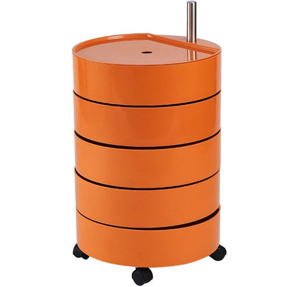 Rotating storage cabinet with movable multi-layer drawers, ideal for home and office organization, wholesale from China for bulk buyers. Versatile storage unit for customizable layouts in residential and commercial spaces.