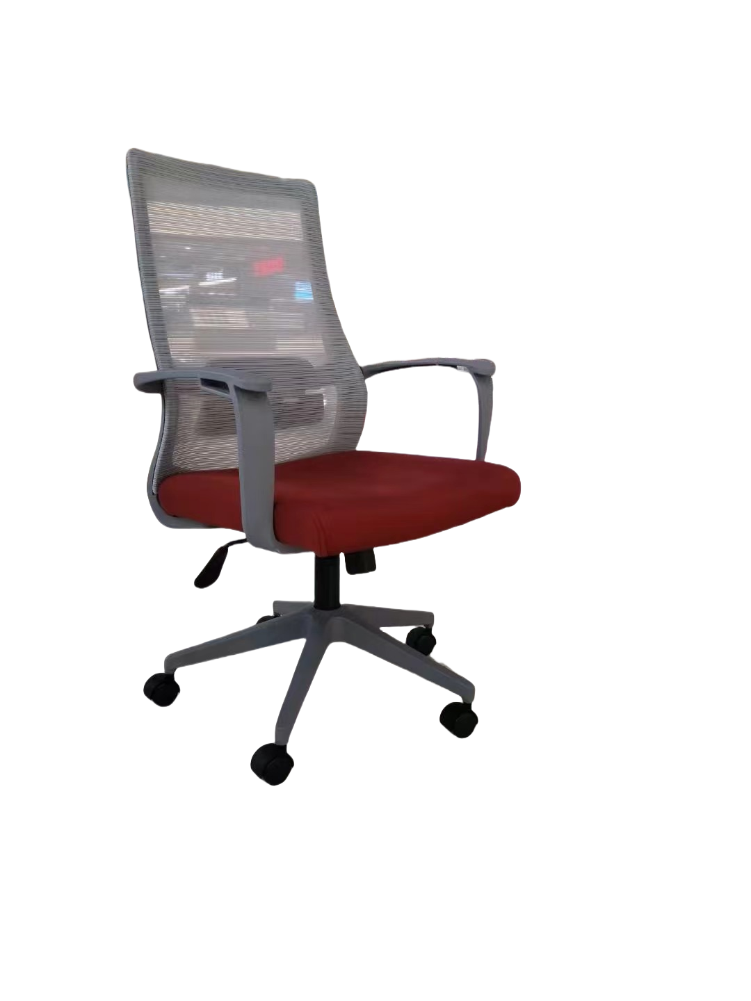 Ergonomic mesh office chair with adjustable support, suitable for home offices, conference rooms, and corporate bulk orders from Chinese manufacturer. Ideal for long work sessions. 