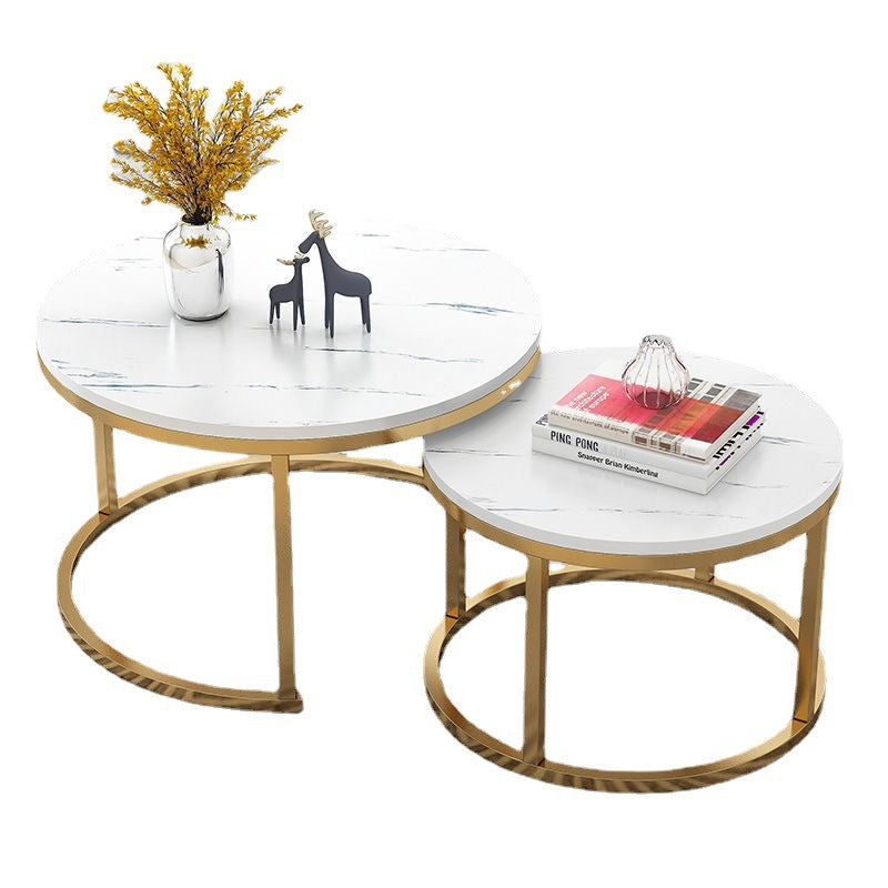 Round modern coffee tables perfect for living rooms, offices, or reception areas; suitable for bulk wholesale orders from Chinese manufacturers.