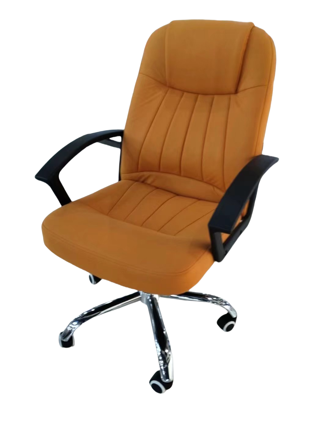 High back executive office chair with ergonomic design, cushioned seat, ideal for offices, meeting rooms, and home workspaces, available for bulk purchasing directly from China.