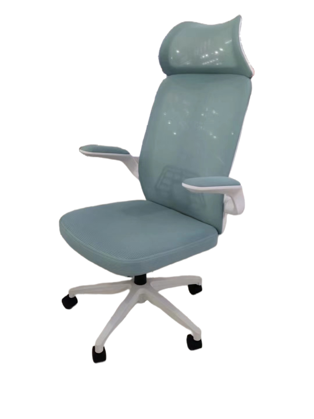 Ergonomic executive office chair with high back, adjustable headrest, 3D armrests, and mesh back for improved ventilation, ideal for bulk purchasing directly from Chinese manufacturers for office or commercial use.