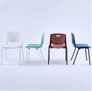 Stackable chairs with breathable mesh back, ideal for office, conference rooms, and dining areas. Designed for easy storage and offered with competitive wholesale pricing directly from China. Suitable for bulk orders and modern spaces.