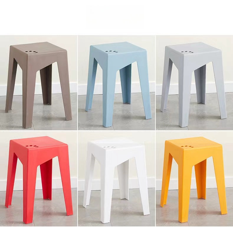 Stackable stools for versatile use in offices, cafes, homes, and commercial spaces; ideal for bulk wholesale from China.