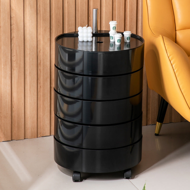 Movable multi-layer rotating storage cabinet ideal for home or office use, with customizable wholesale options directly from China manufacturers. Suitable for small spaces, offering practical and versatile storage solutions.