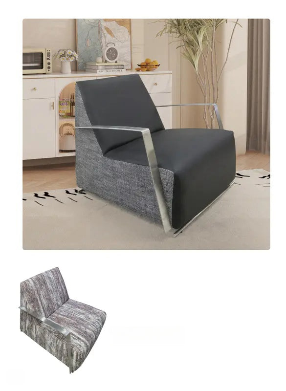 Modern lounge chair with sleek design, perfect for living rooms, office reception areas, and commercial spaces. Direct wholesale sourcing from China for bulk orders.