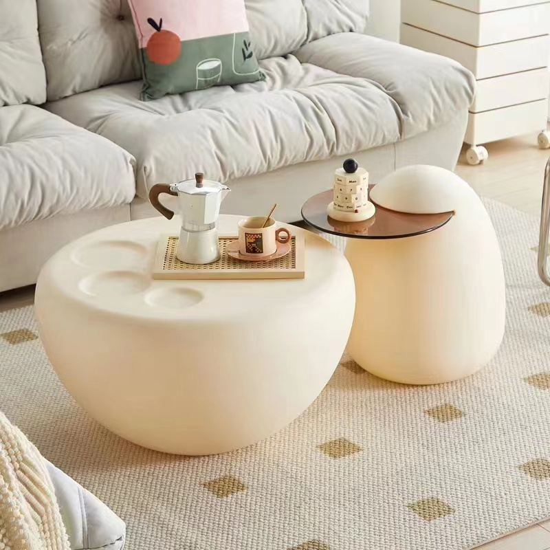 Modern multifunctional coffee table set in a living room, designed for wholesale buyers seeking direct sourcing options from China. Ideal for lounges, living rooms, or waiting areas.