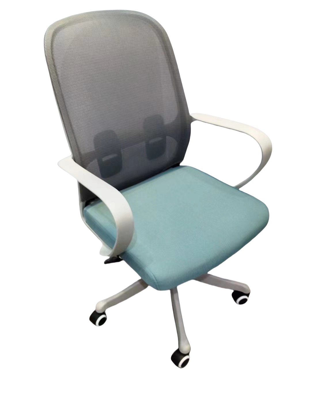 Ergonomic mesh office chair with adjustable back support and smooth-rolling wheels, suitable for corporate and home workspaces. Ideal for bulk purchase directly from China manufacturer.