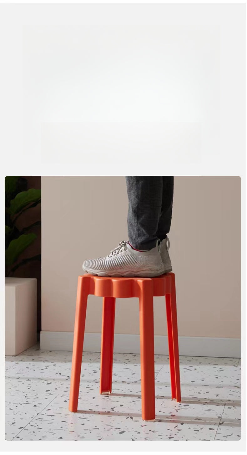 Stackable Nordic stool perfect for cafes, restaurants, and contemporary home use, ideal for wholesale buyers looking to import directly from China.