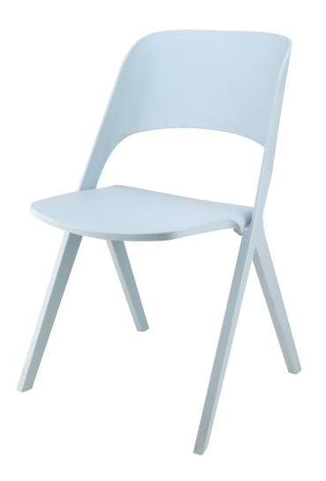 Stackable chair for conference rooms, dining areas, and commercial spaces, ideal for bulk orders directly from China. Suitable for efficient space optimization in various venues.